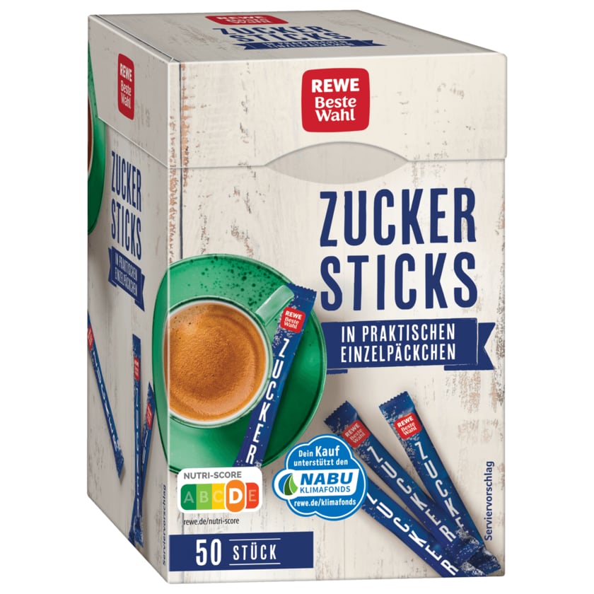REWE Beste Wahl Zucker-Sticks 250g